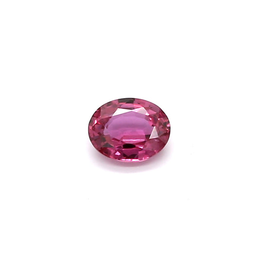 0.43ct Purplish Pink, Oval Sapphire, Heated, Thailand - 5.03 x 4.04 x 2.29mm