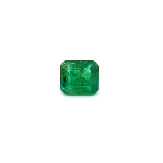 0.47ct Octagon Emerald, Minor Oil, Zambia - 5.18 x 4.55 x 2.69mm