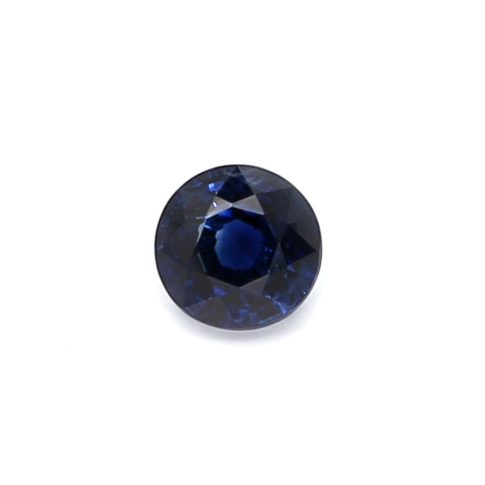 0.48ct Round Sapphire, Heated, Basaltic - 4.20 x 4.30 x 3.08mm