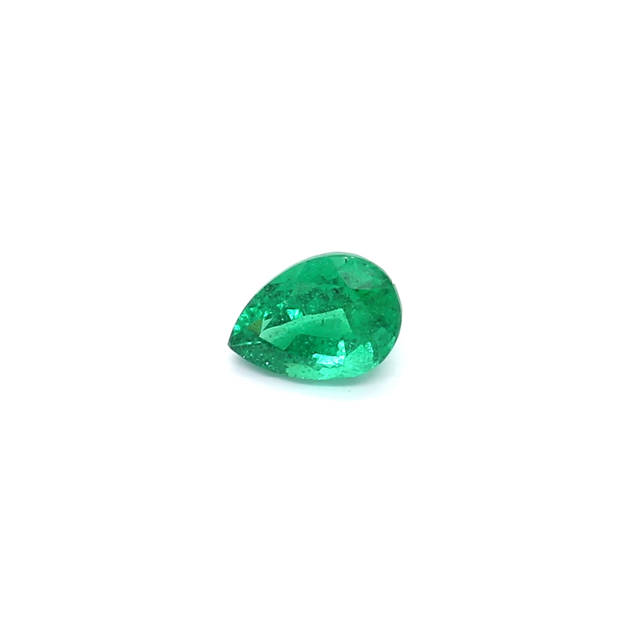 0.95ct Pear Shape Emerald Pair, Minor Oil, Russia - 6.1 x 4.3mm