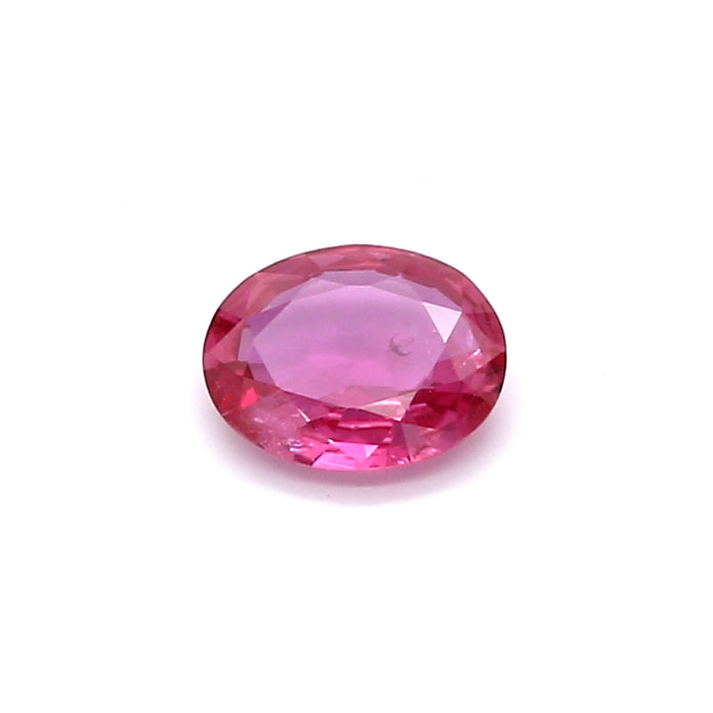 0.52ct Pink, Oval Sapphire, H(a), Thailand - 6.00 x 4.94 x 1.98mm