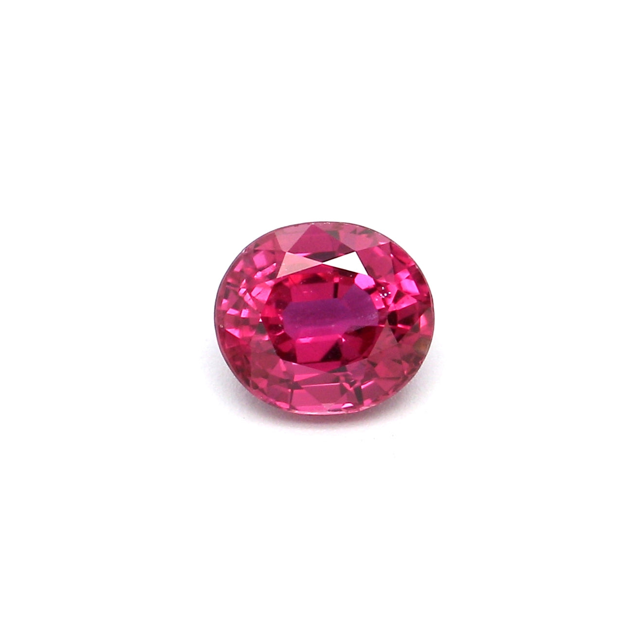 0.52ct Pinkish Red, Oval Ruby, Heated, Thailand - 4.97 x 4.36 x 2.80mm