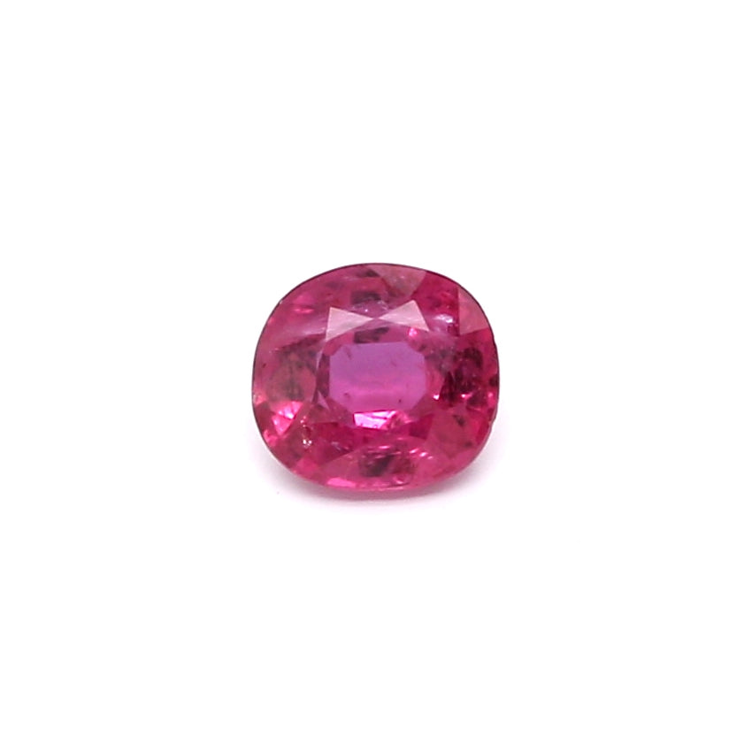 0.53ct Pink, Oval Sapphire, Heated, Thailand - 4.96 x 4.56 x 2.60mm