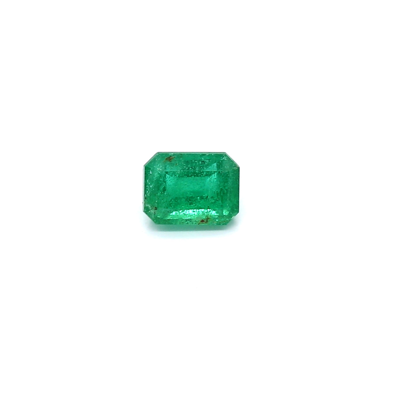 0.54ct Octagon Emerald, Minor Oil, Zambia - 5.35 x 4.04 x 3.34mm