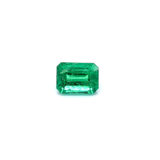 0.55ct Octagon Emerald, Moderate Oil, Russia - 5.77 x 4.26 x 3.08mm