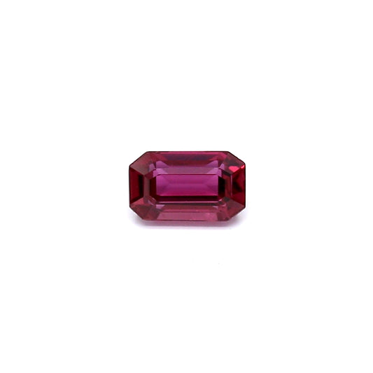 0.56ct Pinkish Red, Octagon Ruby, Heated, Thailand - 5.46 x 3.28 x 2.68mm