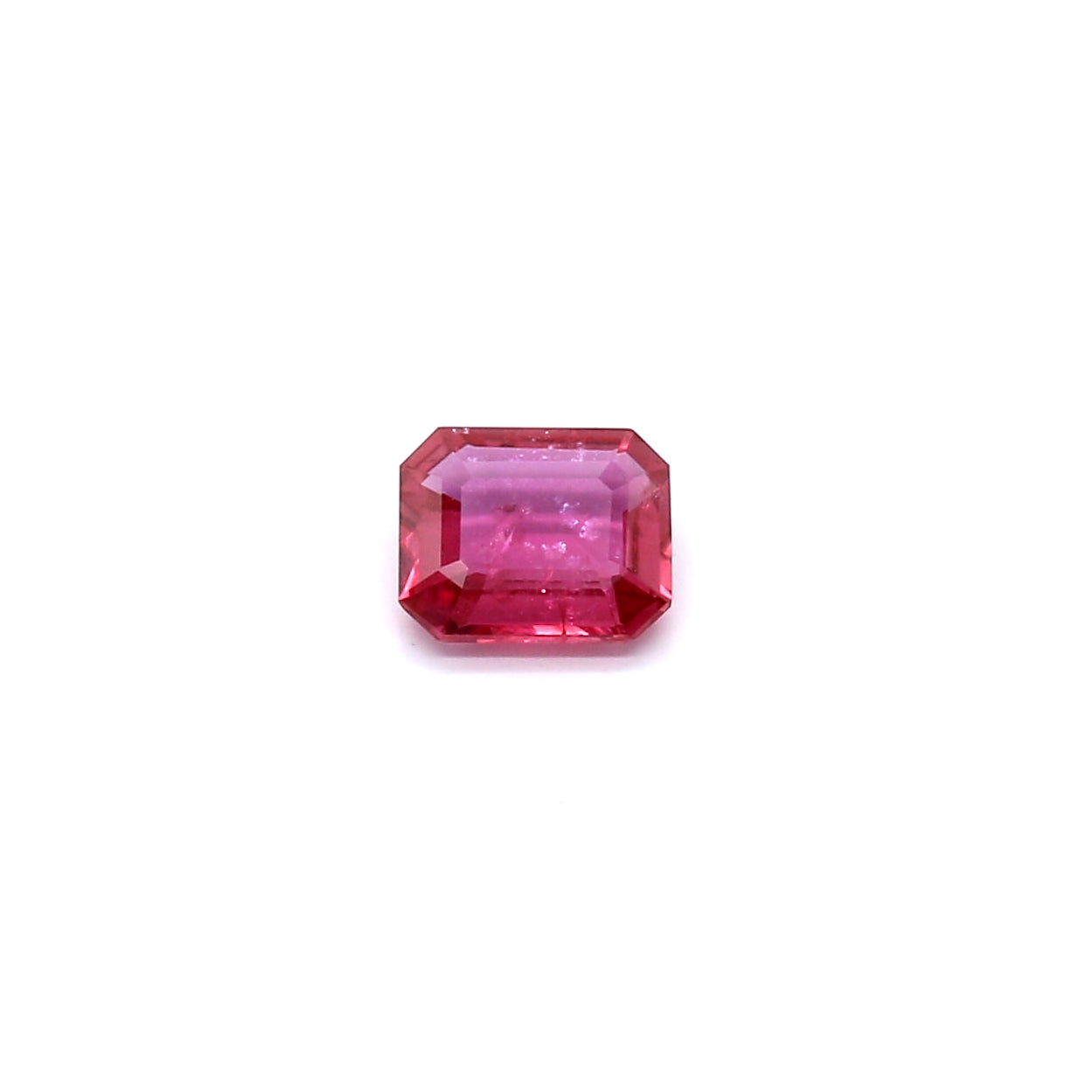 0.57ct Purplish Red, Octagon Ruby, Heated, Thailand - 5.44 x 4.68 x 1.97mm