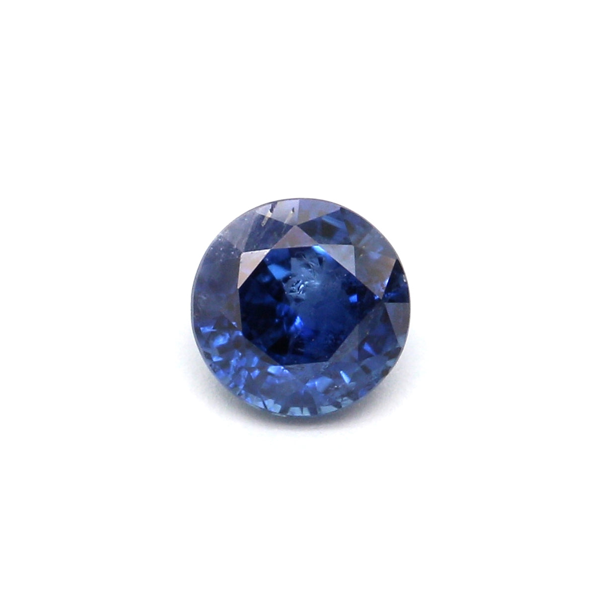 0.57ct Round Sapphire, Heated, Basaltic - 4.82 x 4.85 x 3.07mm