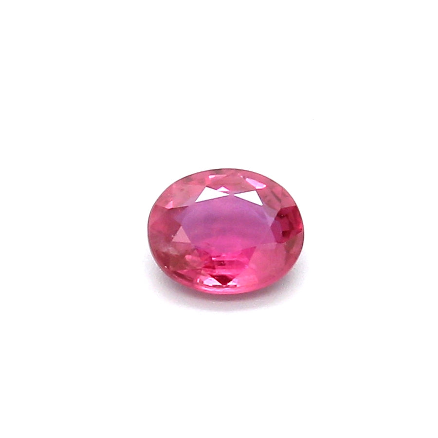 0.57ct Pink, Oval Sapphire, Heated, Thailand - 5.40 x 4.49 x 2.42mm