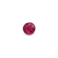 0.58ct Purplish Red, Round Ruby, H(b), Thailand - 4.74 - 4.80 x 2.72mm