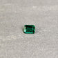 0.62ct Bluish Green, Octagon Emerald, Minor Oil, Zambia - 5.80 x 4.50 x 3.13mm
