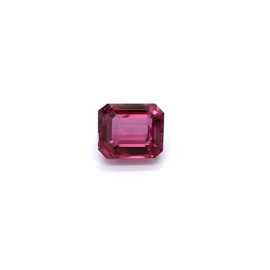 0.63ct Purplish Red, Octagon Ruby, Heated, Thailand - 4.85 x 4.11 x 2.65mm