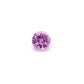 0.66ct Pink Round Sapphire, Heated, Madagascar - 4.87 x 4.92 x 3.33mm