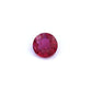 0.67ct Pinkish Red, Round Ruby, Heated, Thailand - 5.35 x 5.41 x 2.80mm