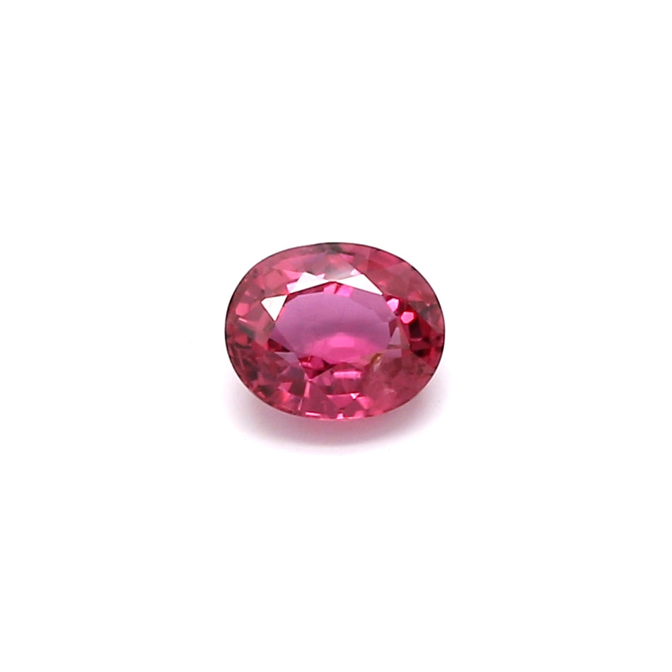 0.67ct Pink, Oval Sapphire, Heated, Thailand - 5.51 x 4.50 x 2.84mm