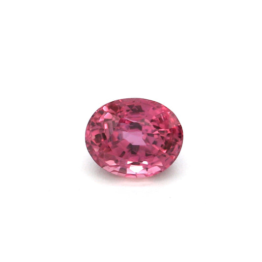 0.69ct Pink, Oval Sapphire, Heated, Thailand - 5.28 x 4.44 x 3.49mm