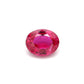 0.63ct Pinkish Red, Oval Ruby, Heated, Thailand - 5.68 x 4.52 x 2.79mm
