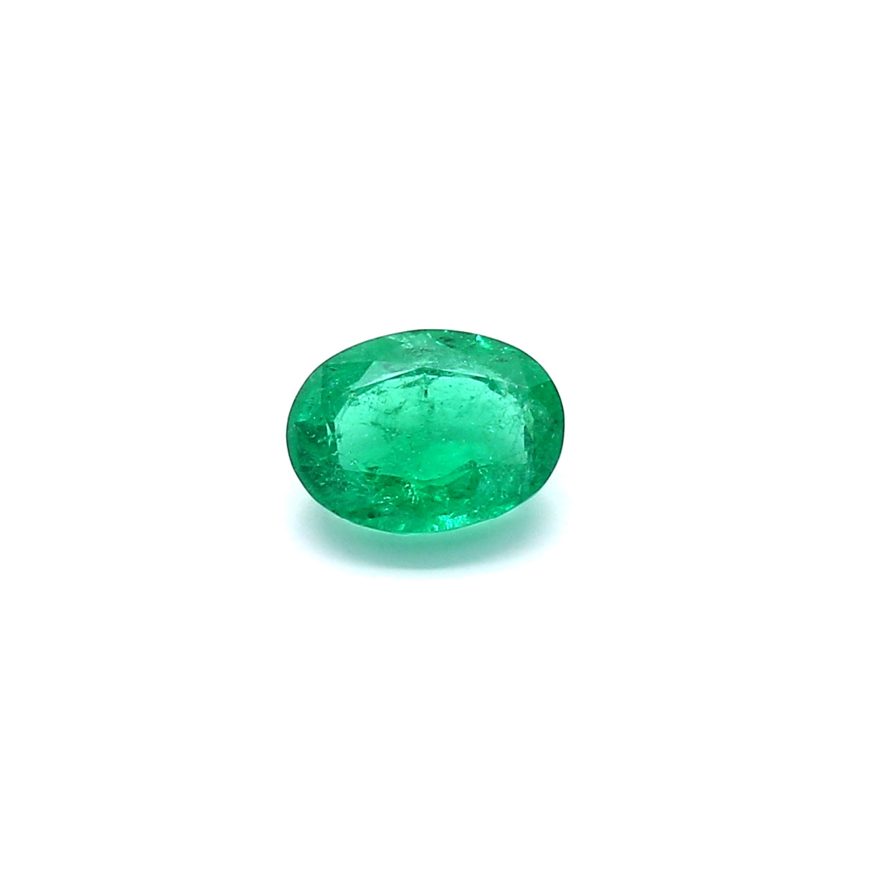 0.70ct Oval Emerald, Minor Oil, Russia - 6.90 x 5.23 x 3.00mm