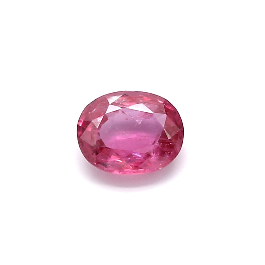 0.71ct Pink, Oval Sapphire, H(a), Thailand - 6.06 x 4.93 x 2.49mm