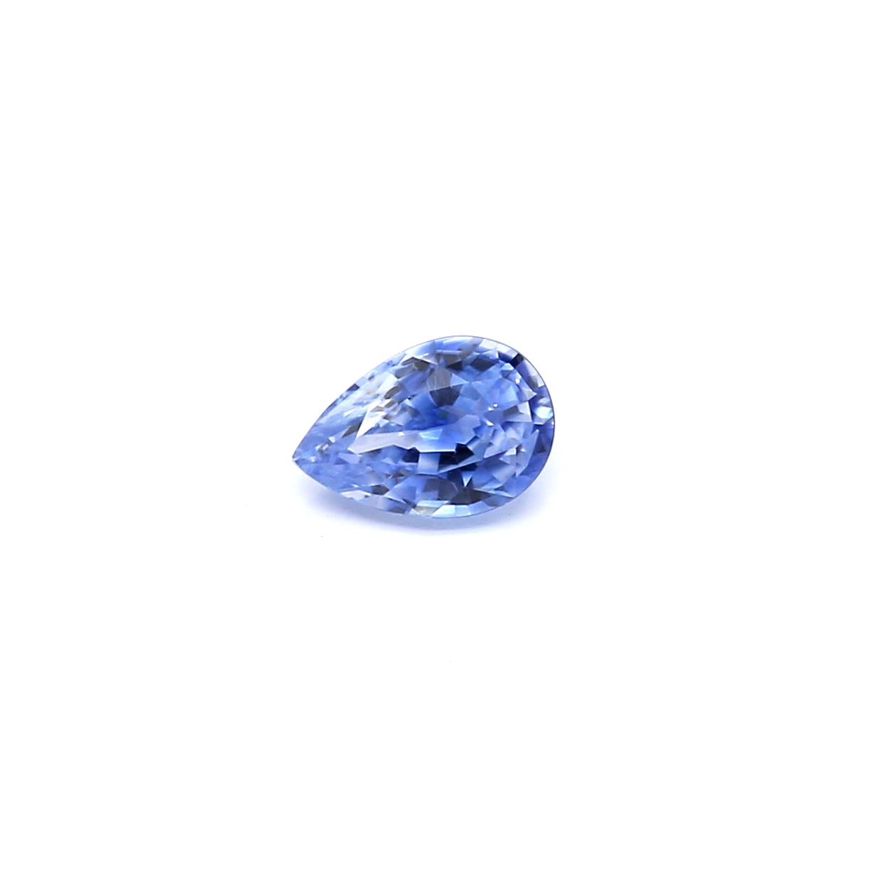 0.71ct Pear Shape Sapphire, Heated, Sri Lanka - 6.55 x 4.43 x 3.18mm