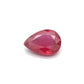 0.72ct Purplish Red, Pear Shape Ruby, Heated, Thailand - 6.88 x 4.93 x 2.43mm