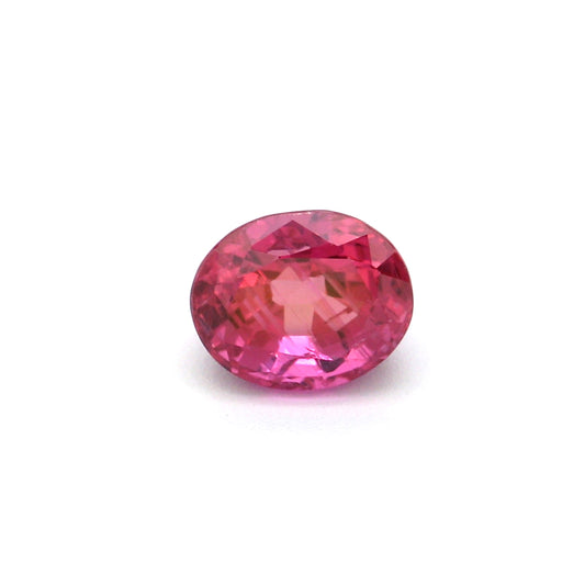 0.74ct Pink, Oval Sapphire, Heated, Thailand - 5.42 x 4.46 x 3.51mm