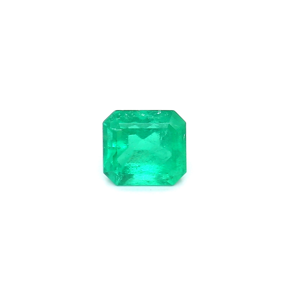 0.76ct Octagon Emerald, Minor Oil, Colombia - 5.60 x 5.18 x 3.98mm