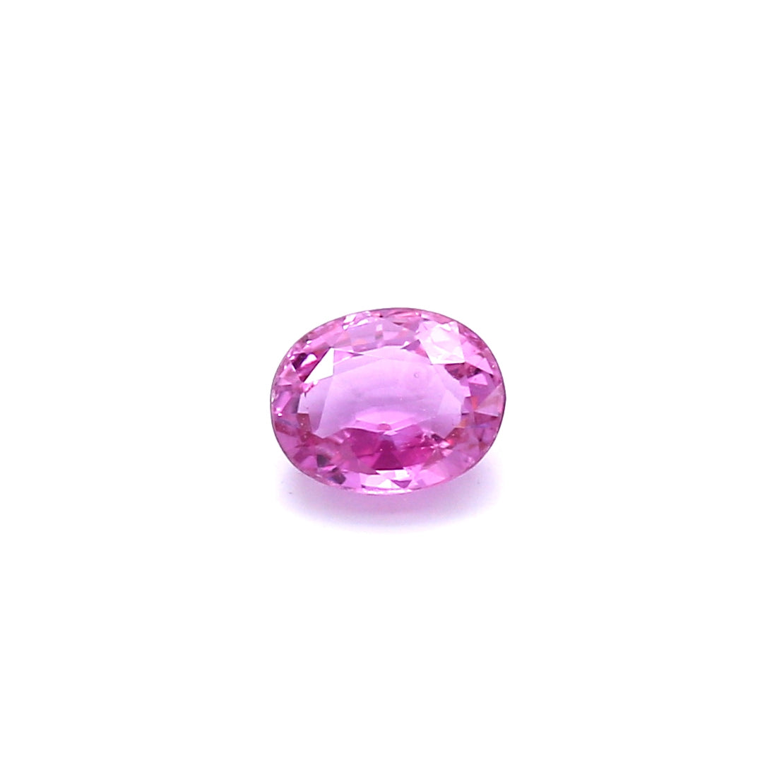 0.76ct Purplish Pink, Oval Sapphire, Heated, Madagascar - 5.80 x 4.75 x 2.80mm