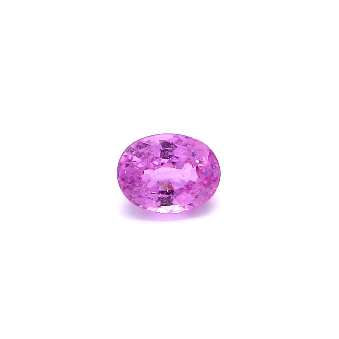 0.78ct Purplish Pink, Oval Sapphire, Heated, Madagascar - 5.87 x 4.51 x 3.23mm
