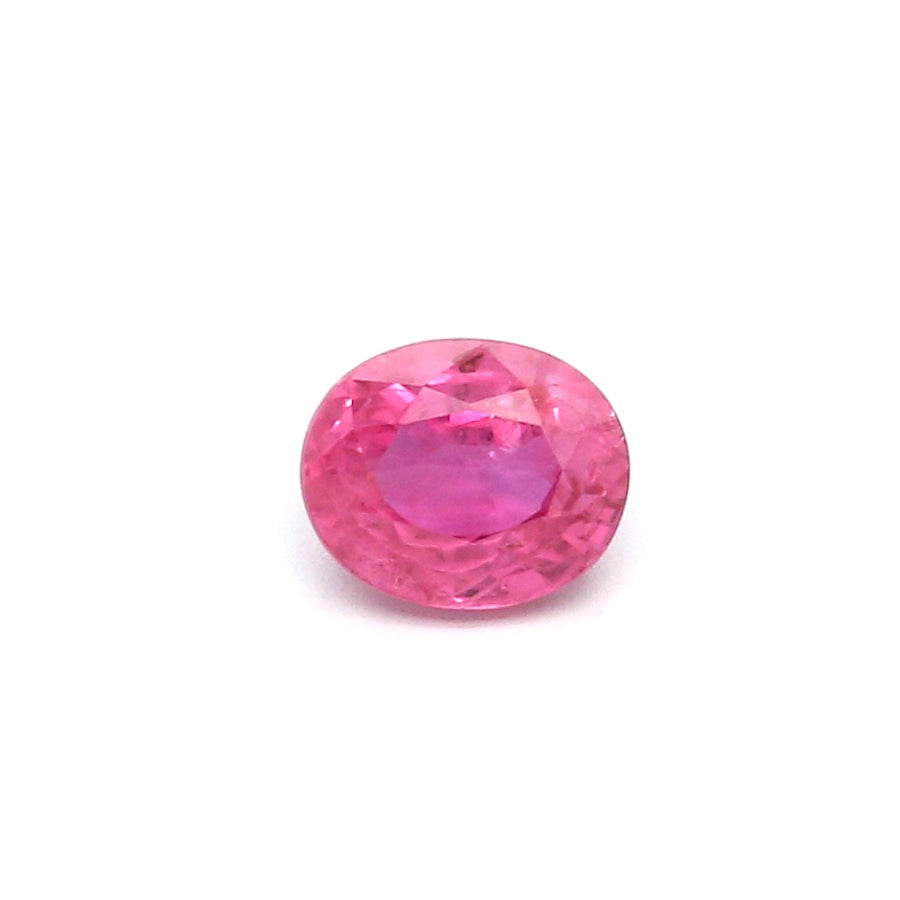 0.79ct Pink, Oval Sapphire, Heated, Thailand - 5.53 x 4.53 x 3.30mm