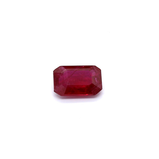 0.80ct Octagon Ruby, H(b), Thailand - 6.64 x 4.44 x 2.40mm