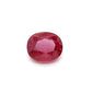 0.80ct Pinkish Red, Oval Ruby, H(b), Thailand - 5.82 x 4.92 x 2.95mm