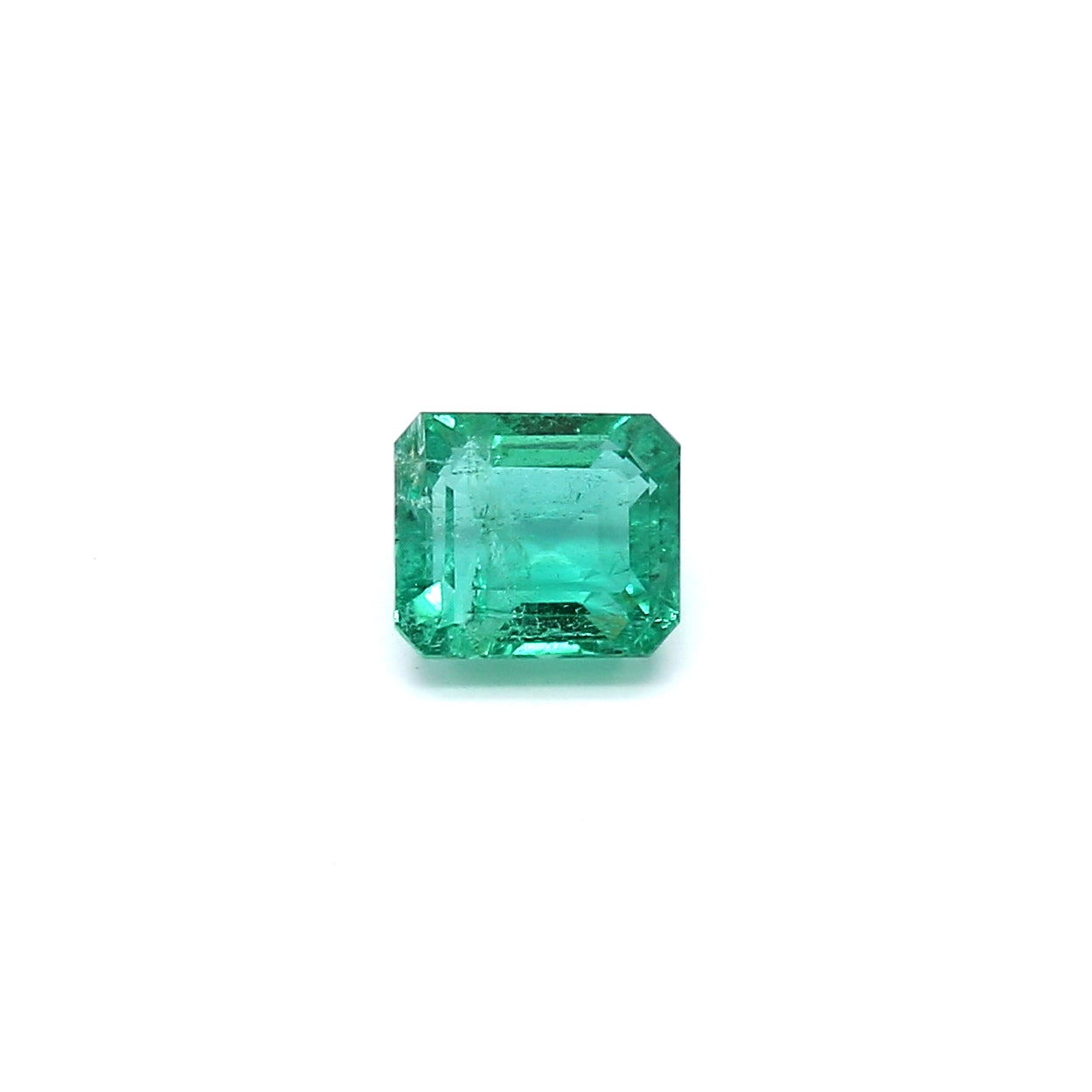 0.81ct Octagon Emerald, Moderate Oil, Zambia - 5.73 x 4.94 x 3.43mm