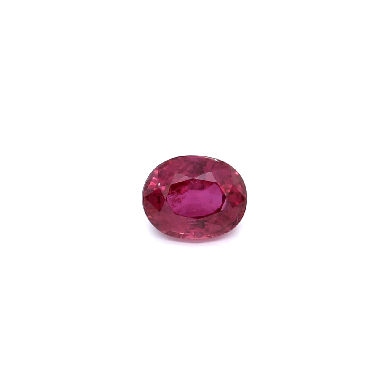0.82ct Pinkish Red, Oval Ruby, H(a), Thailand - 5.99 x 4.81 x 3.19mm