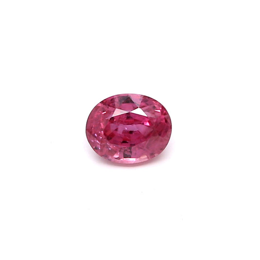 0.82ct Pink, Oval Sapphire, Heated, Thailand - 5.55 x 4.52 x 3.57mm