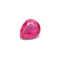 0.82ct Pear Shape Ruby, H(a), Myanmar - 6.56 x 5.39 x 2.91mm
