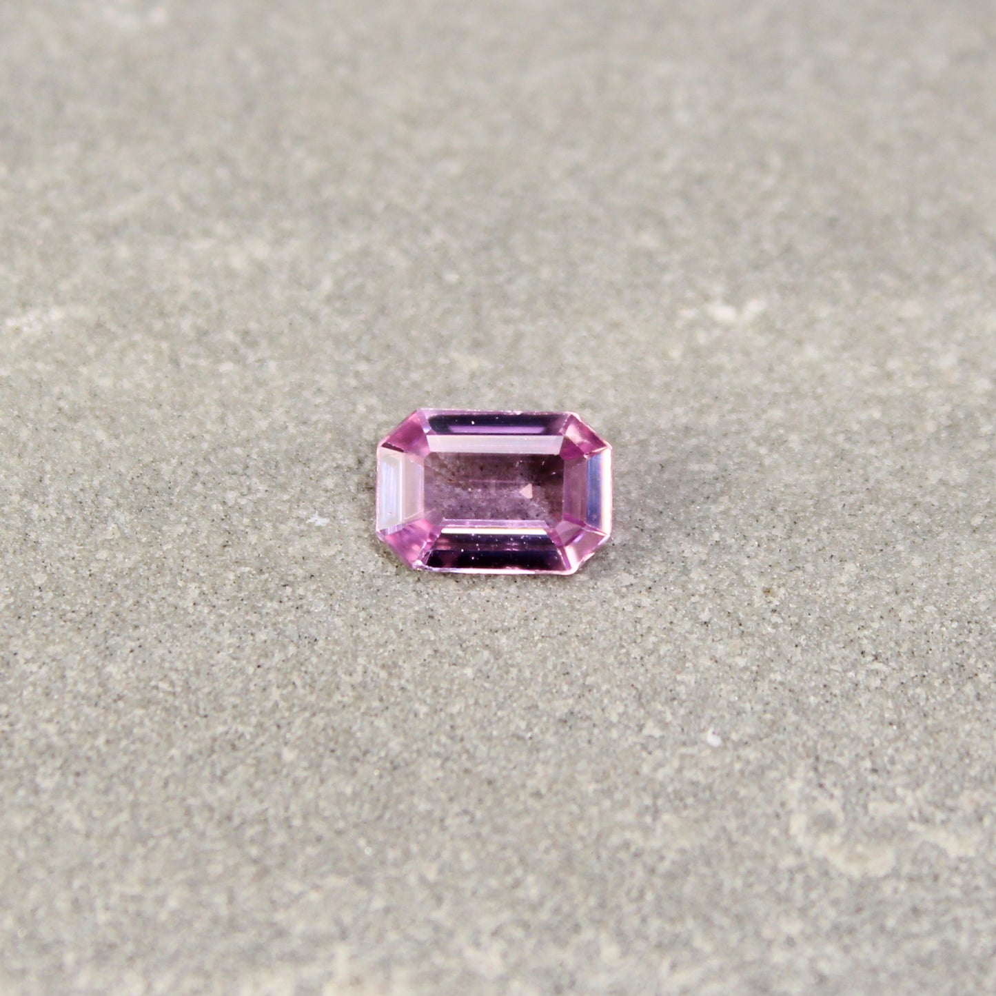 0.83ct Pink, Octagon Sapphire, No Heat, Sri Lanka - 6.79 x 4.71 x 2.47mm