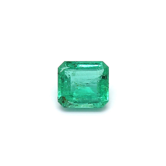0.85ct Octagon Emerald, Minor Oil, Zambia - 6.16 x 5.68 x 3.27mm