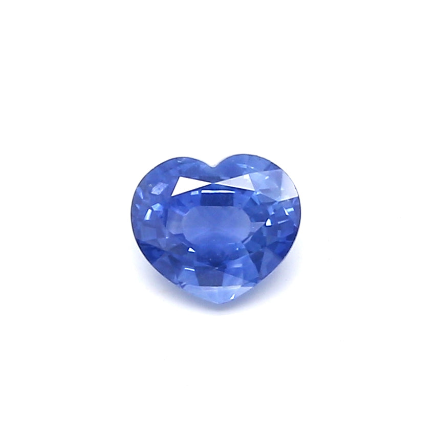 0.85ct Heart Shape Sapphire, Heated, Madagascar - 5.11 x 5.86 x 3.21mm