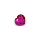0.85ct Pinkish Red, Heart Shape Ruby, H(a), Vietnam - 5.80 x 6.25 x 2.67mm
