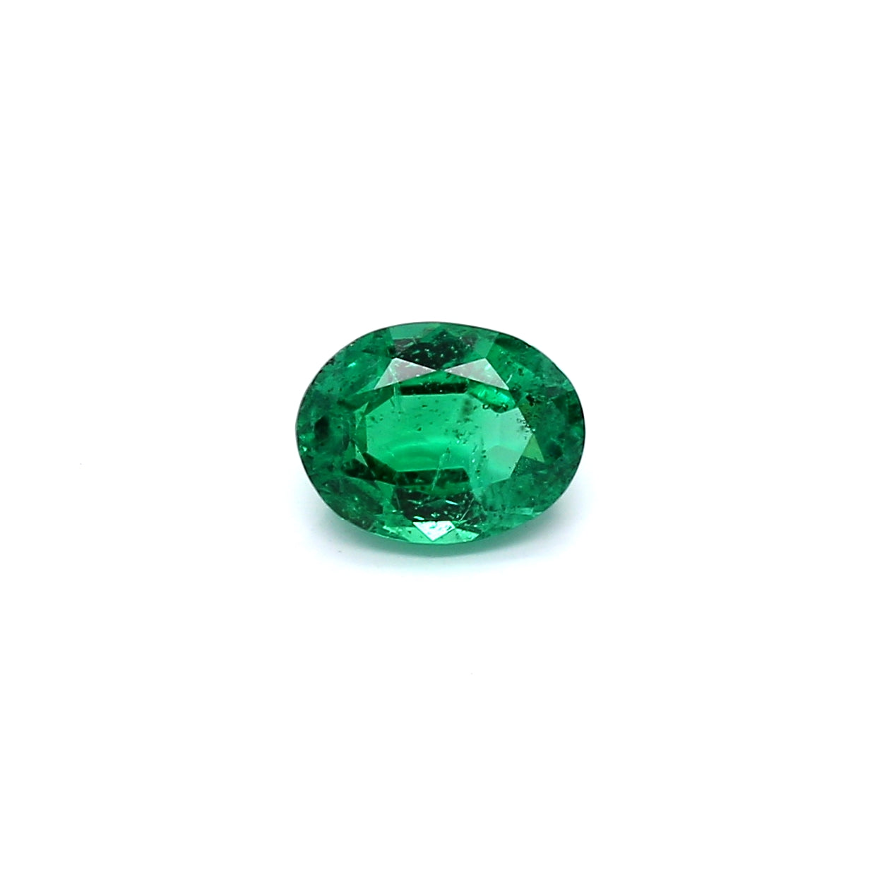 0.91ct Oval Emerald, Minor Oil, Madagascar - 7.17 x 5.52 x 3.69mm