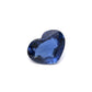 0.91ct Heart Shape Sapphire, Heated, Basaltic - 5.47 x 7.10 x 2.79mm