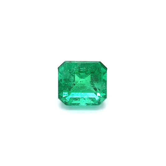 0.94ct Octagon Emerald, Minor Oil, Ethiopia - 5.49 x 5.04 x 4.47mm