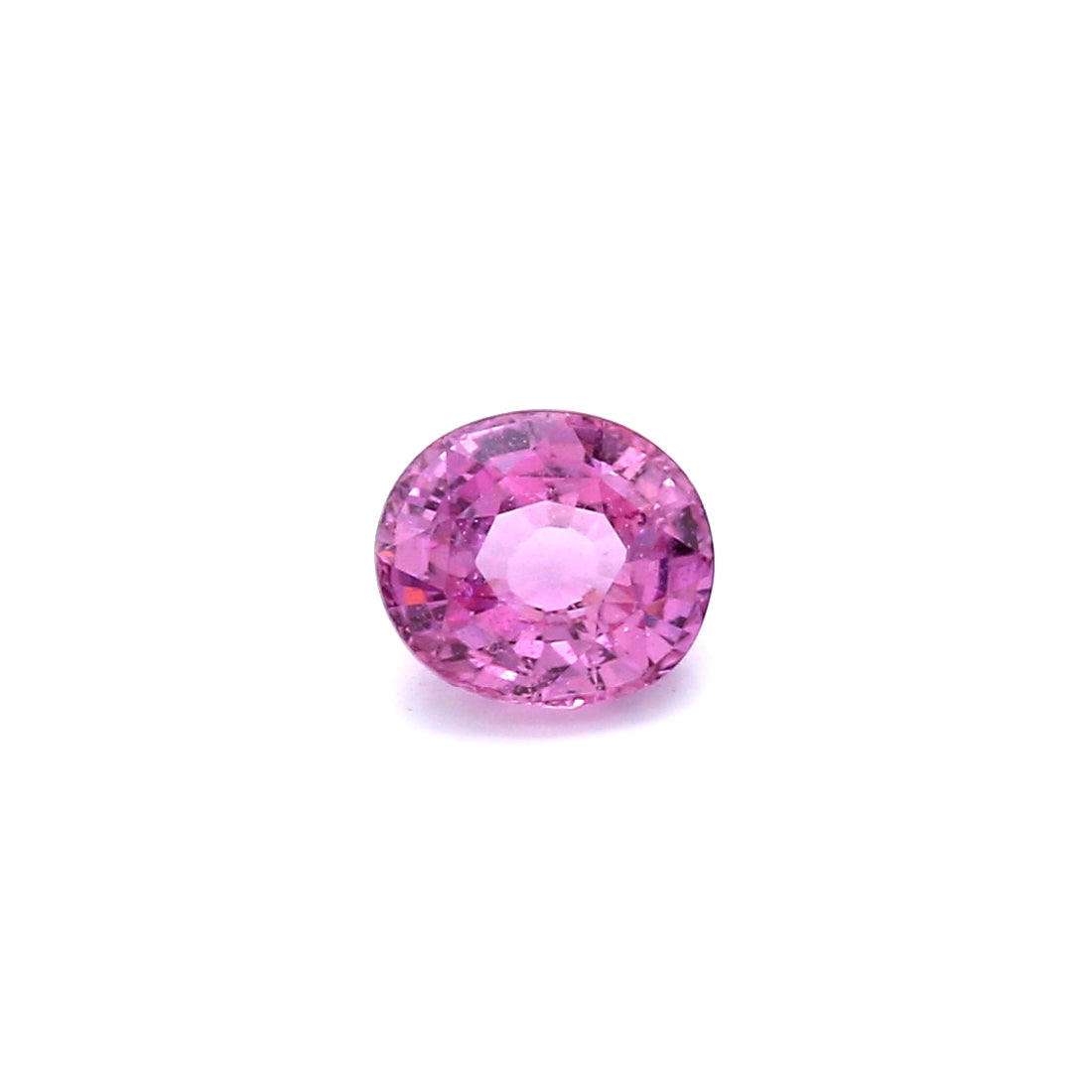 0.94ct Purplish Pink, Oval Sapphire, Heated, Madagascar - 5.99 x 5.25 x 3.37mm