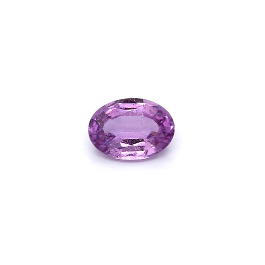 0.96ct Pinkish Purple, Oval Sapphire, Heated, Madagascar - 7.16 x 5.15 x 2.88mm