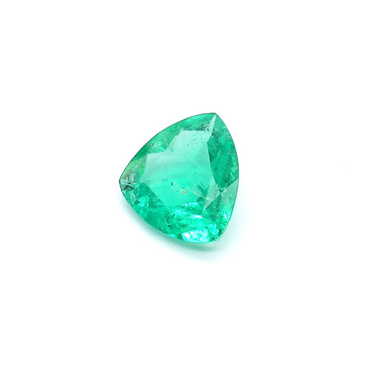 0.97ct Triangular Emerald, Minor Oil, Colombia - 7.90 x 7.49 x 3.01mm