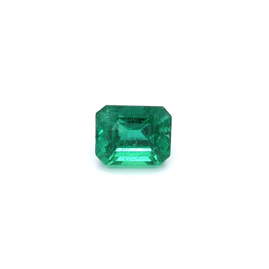 1.01ct Octagon Emerald, Moderate Oil, Zambia - 6.19 x 5.05 x 4.50mm