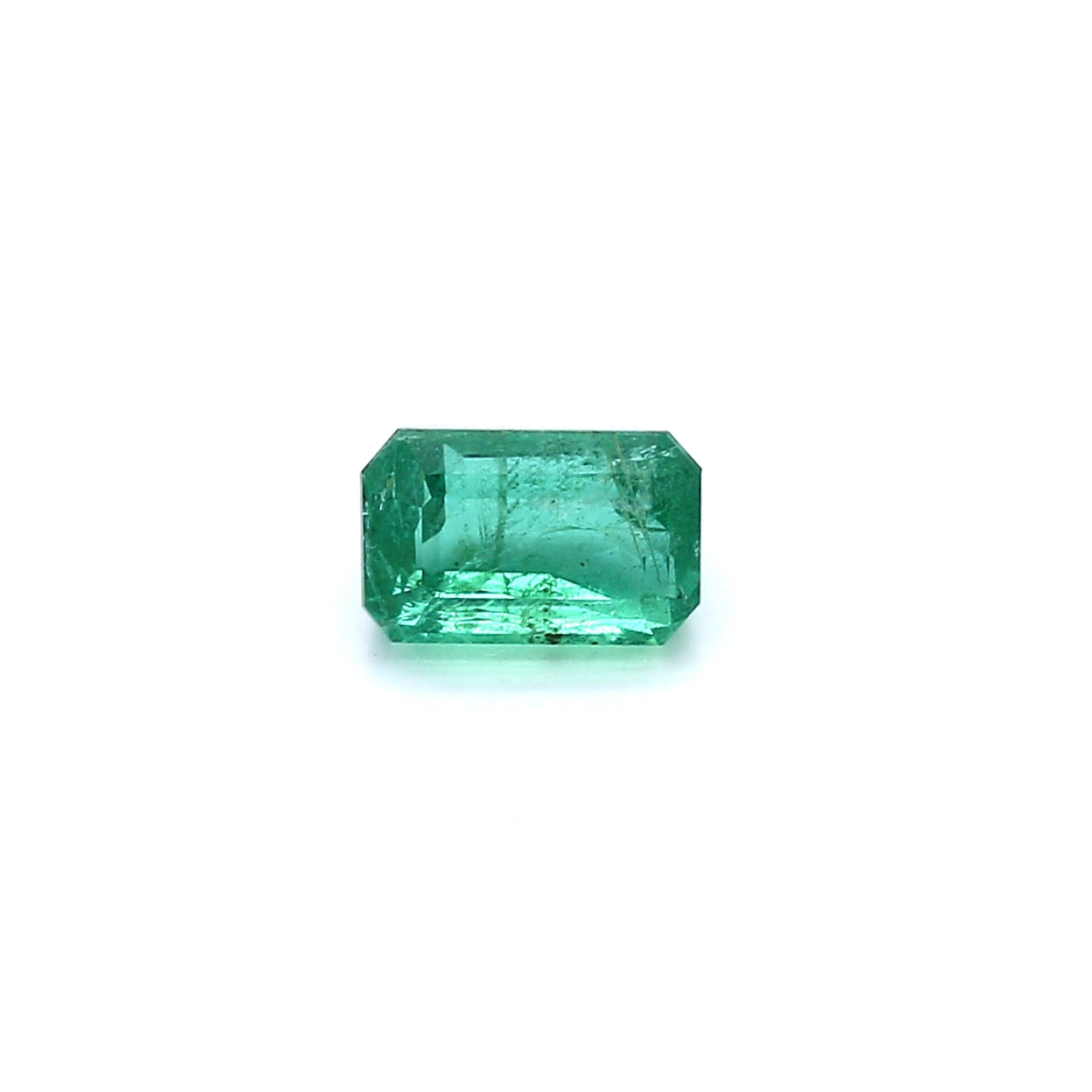1.02ct Octagon Emerald, Minor Oil, Zambia - 6.77 x 4.44 x 3.97mm