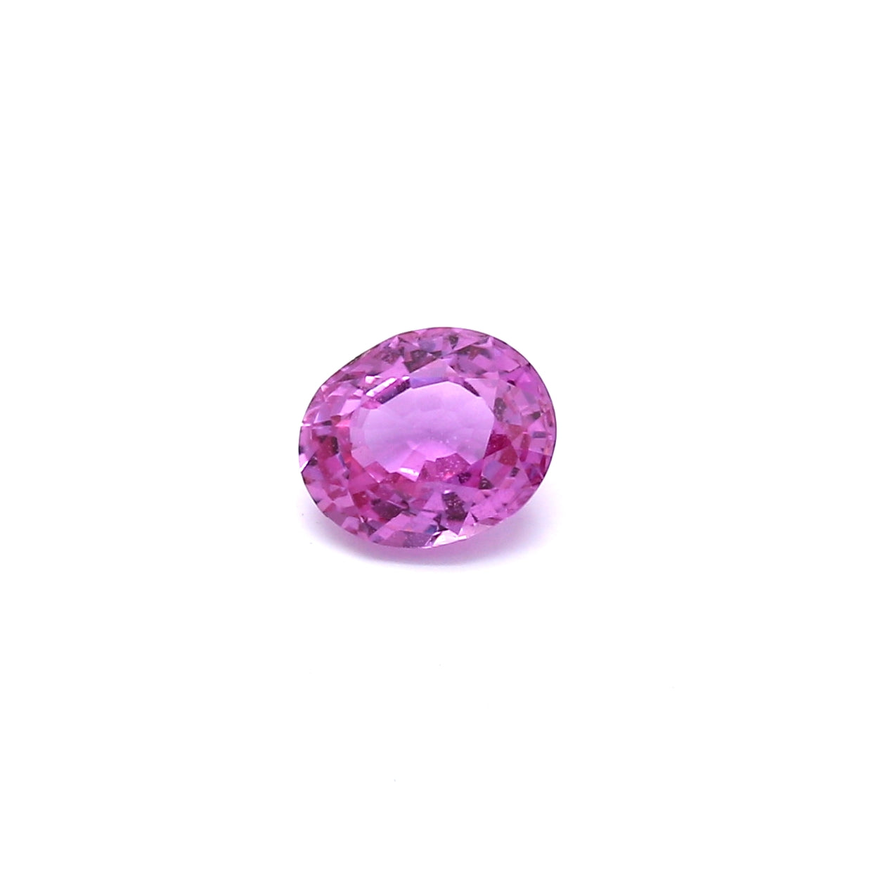 1.03ct Purplish Pink, Oval Sapphire, No Heat, Madagascar - 6.47 x 5.44 x 3.43mm