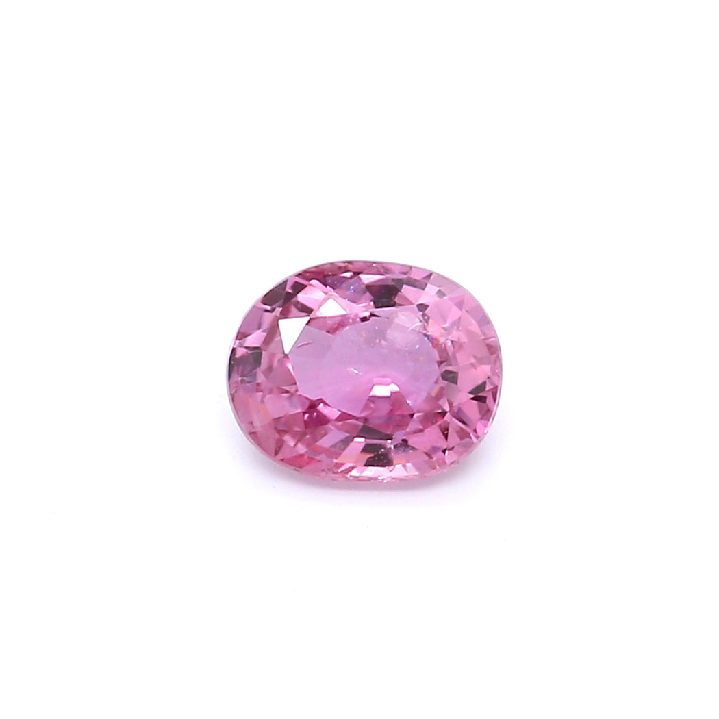 1.08ct Pink, Oval Sapphire, Heated, Madagascar - 6.80 x 5.46 x 3.35mm